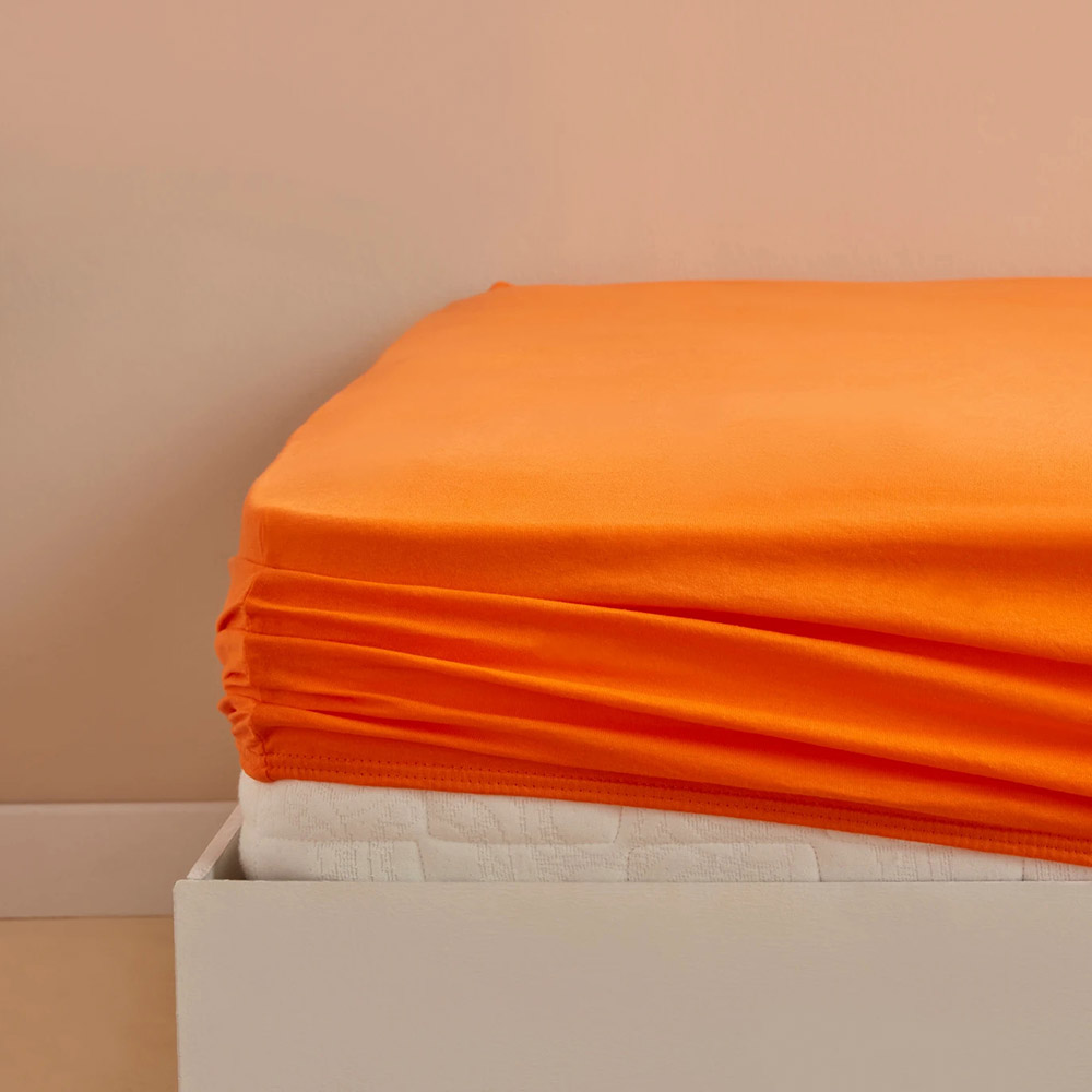 رویه تشک کشدار یکنفره کاراجا مدل نارنجی سایز (200×100)+۳۰